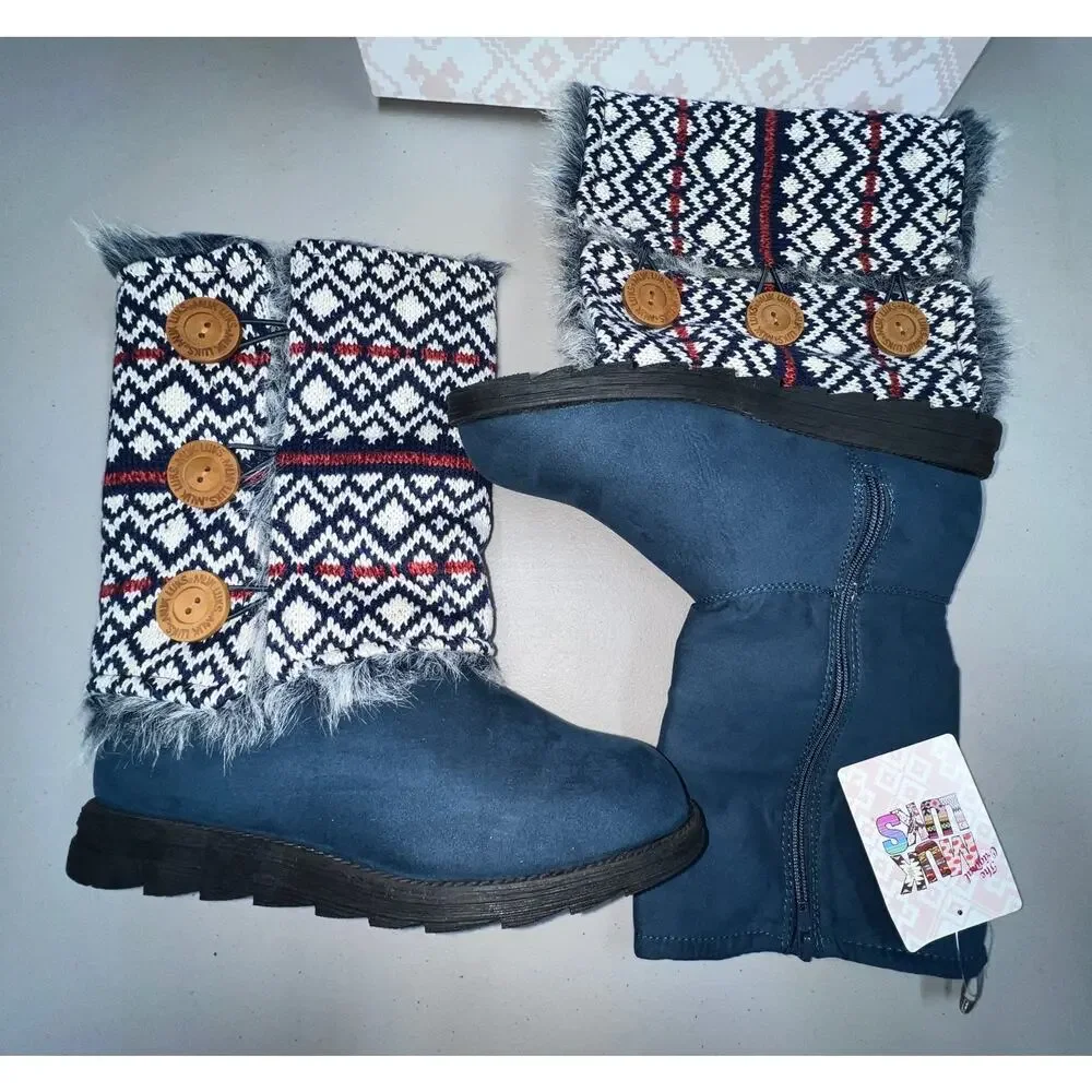 NIB Muk Luks Boots Womens 8